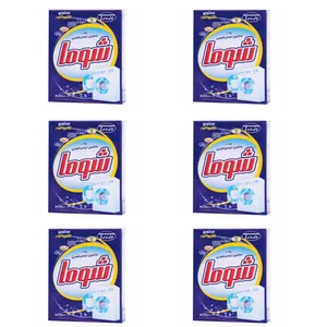 پودر ماشین لباسشویی شوما کد 01 وزن 500 گرم مجموعه 6عددی