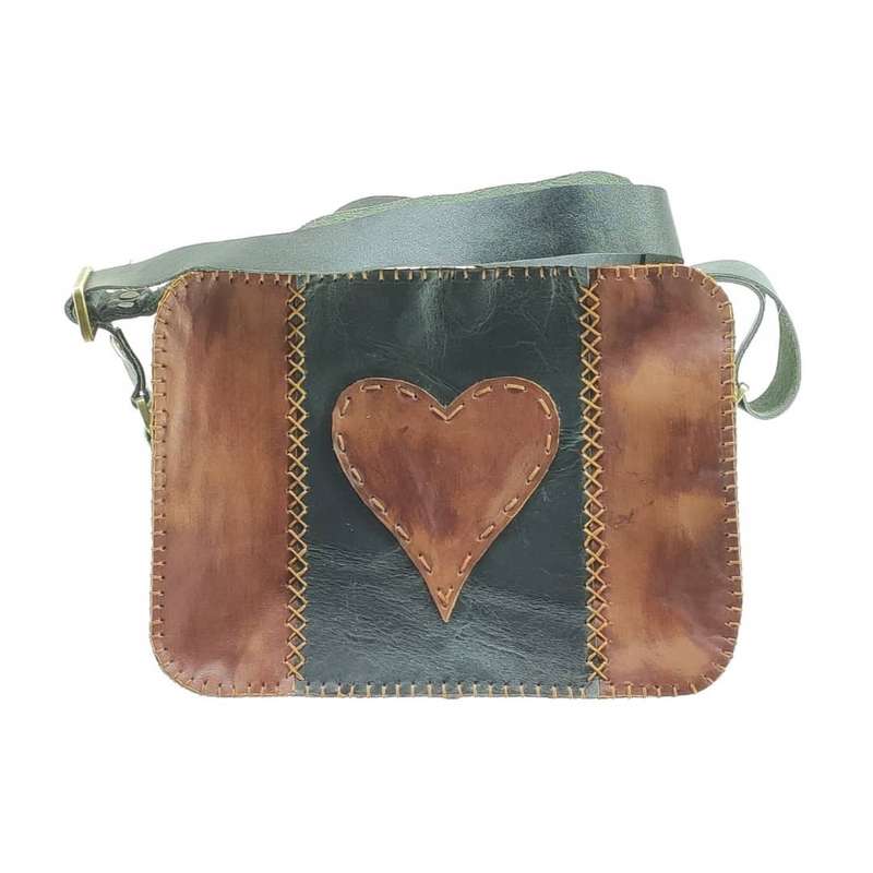 کیف رو دوشی چرمی مدل هلنا کد 44