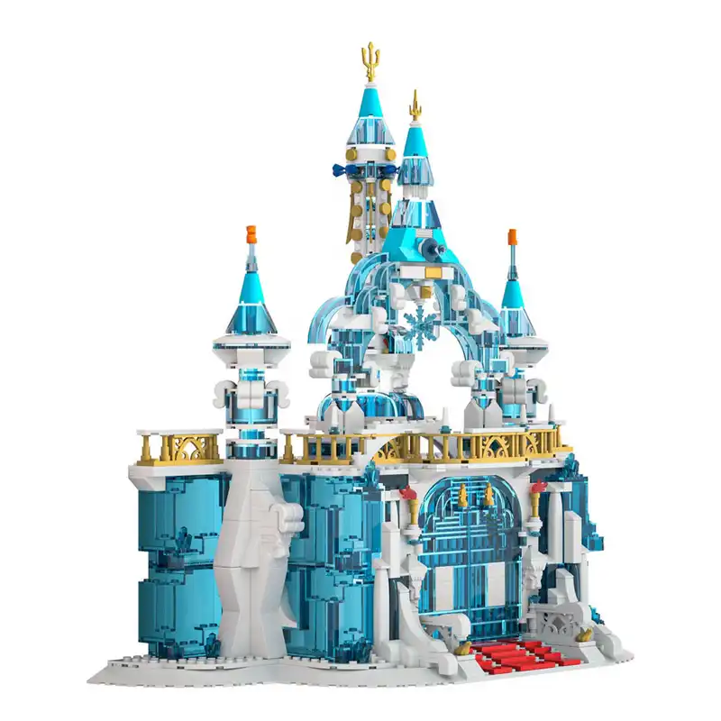 ساختنی مولد کینگ مدل قلعه یخی فروزن Frozen