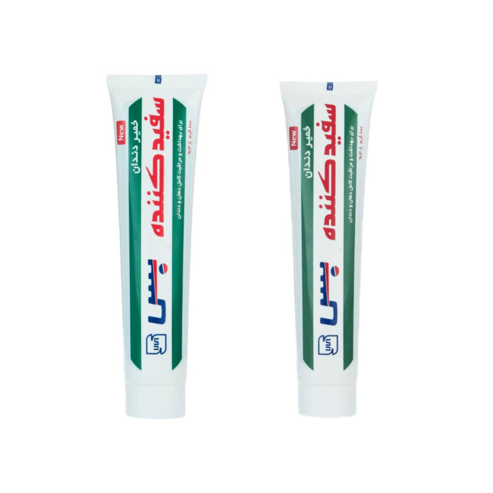 خمیر دندان بس مدل Whitener وزن 100 گرم مجموعه 2 عددی خمیر دندان بس مدل Whitener وزن 100 گرم مجموعه 2 عددی