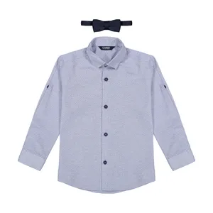 ست پیراهن و پاپیون پسرانه ال سی وایکیکی مدل 8WM378Z4-J0M-BLUE