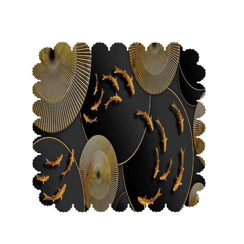 رومیزی مدل ماهی کد8926B