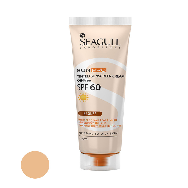 کرم ضد آفتاب رنگی سی گل مدل Sunpro SPF60 مناسب پوست چرب تا معمولی حجم 50 میلی لیتر کرم ضد آفتاب رنگی سی گل مدل Sunpro SPF60 مناسب پوست چرب تا معمولی حجم 50 میلی لیتر