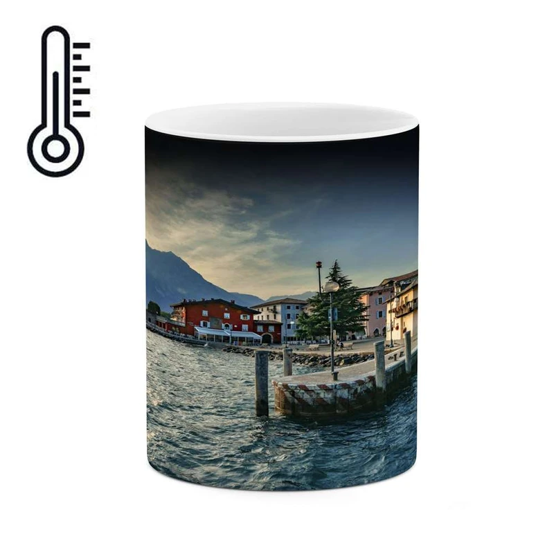 ماگ حرارتی کاکتی مدل خانه ساحلی کد mgh16805