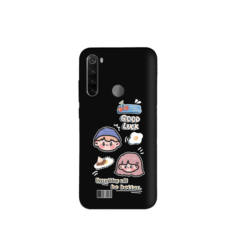 کاور طرح دختر پسر کد m2779 مناسب برای گوشی موبایل شیائومی Redmi Note 8