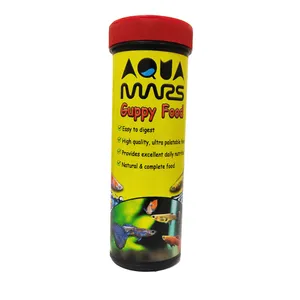 غذا ماهی آکوا مارس مدل گوپی کد E02 وزن 320 گرم