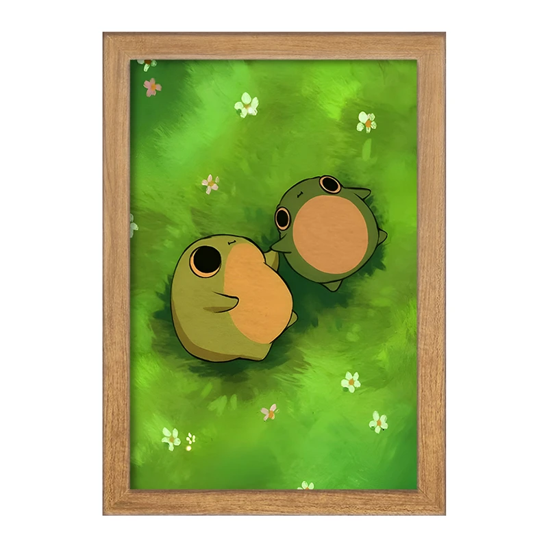 تابلو خندالو مدل قورباغه های بامزه کد F6145