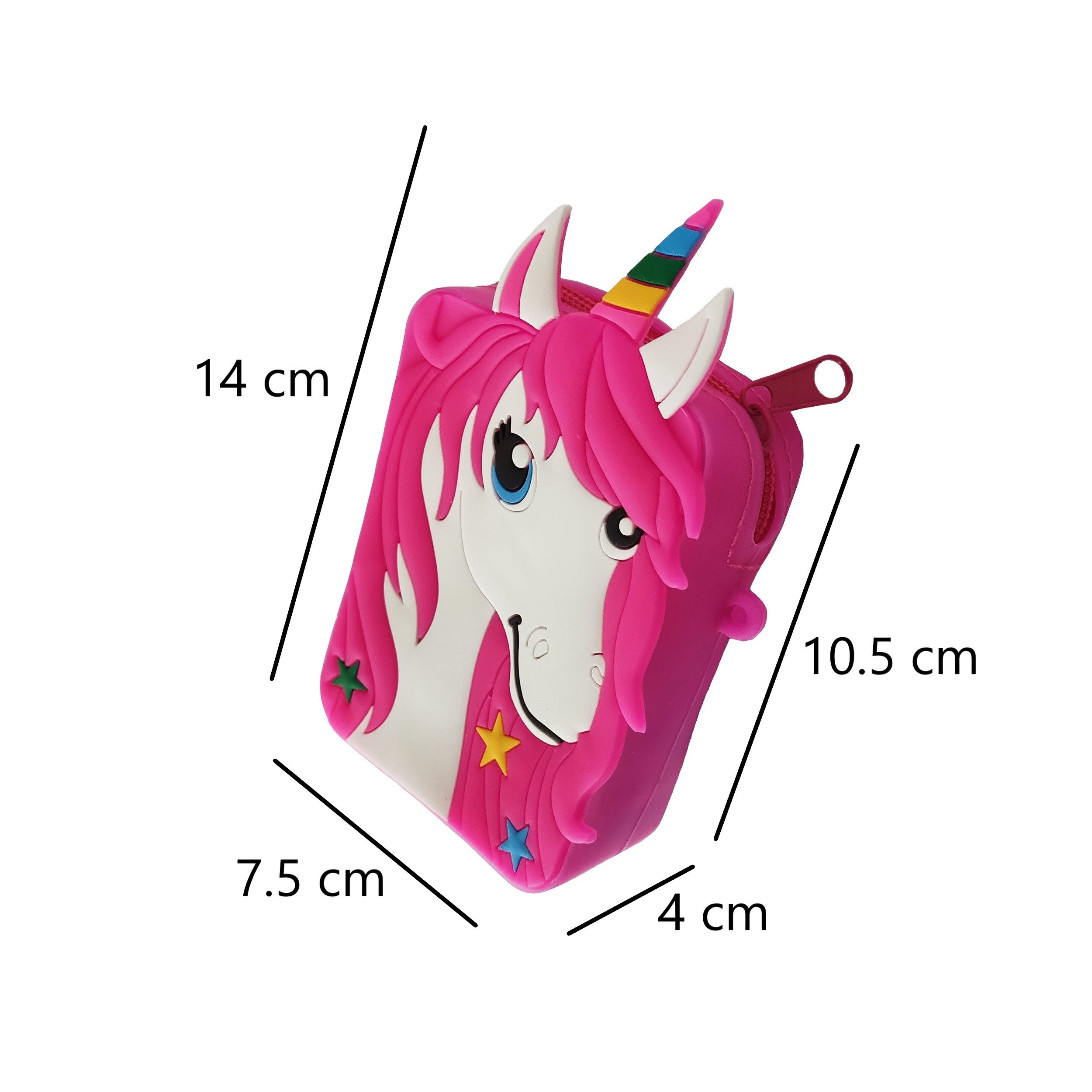 کیف رودوشی دخترانه مدل پاپیت طرح اسب تک شاخ کد 03