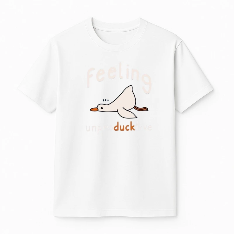 تی‌شرت آستین کوتاه پسرانه مدل احساسات اردک کد v1 