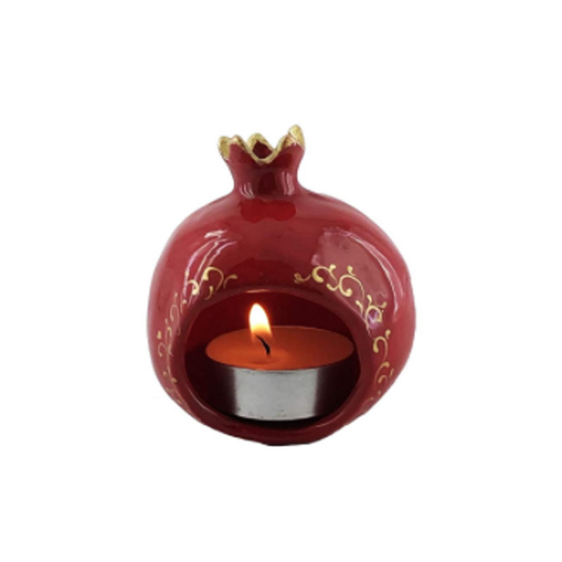 جاشمعی سفالی طرح انار مدل k