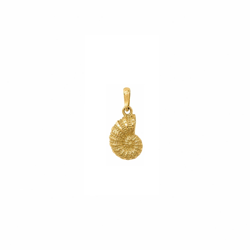 آویز گردنبند طلا 18 عیار زنانه مان گالری طرح حلزون کد MD01-0032200