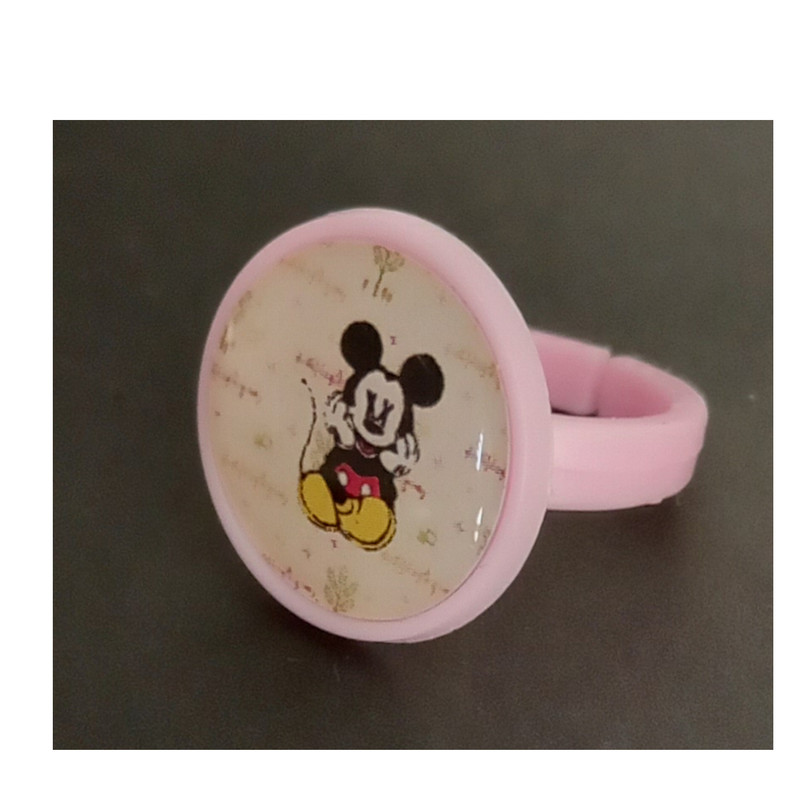 انگشتر دخترانه مدل میکی کد 7 انگشتر دخترانه مدل میکی کد 7