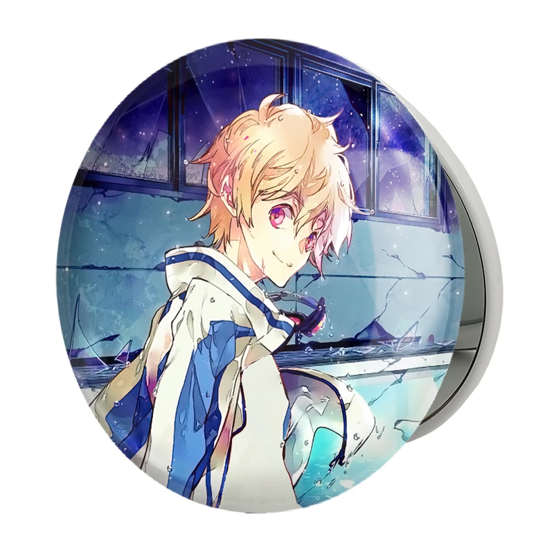 آینه جیبی خندالو طرح ناگیسا انیمه فری تیل Fairy Tail مدل تاشو کد 15623 