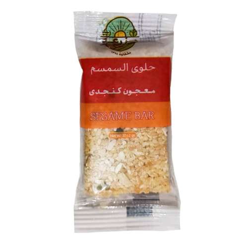 معجون کنجدی ساده مزرعه - 20 گرم  بسته 10 عددی