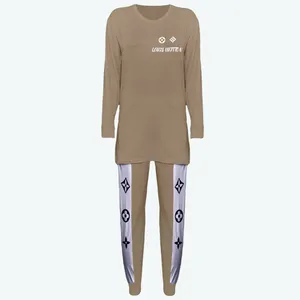 ست تی شرت آستین بلند و شلوار زنانه مدل آنا کد 06