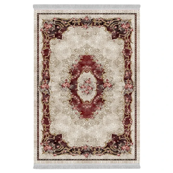 فرش پارچه‌ای دفه مدل فرشینه طرح مدرن کد 1002