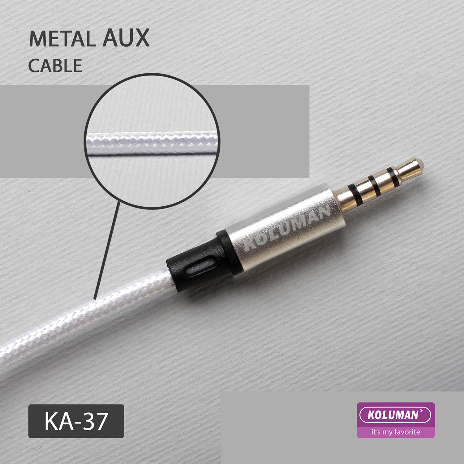 کابل AUX کلومن مدل KA-37