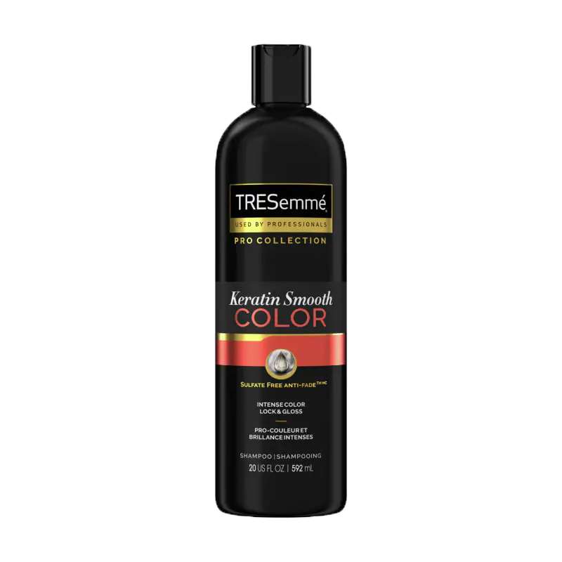 شامپو مو ترزمی مدل Keratin Smooth Color حجم 592 میلی لیتر
