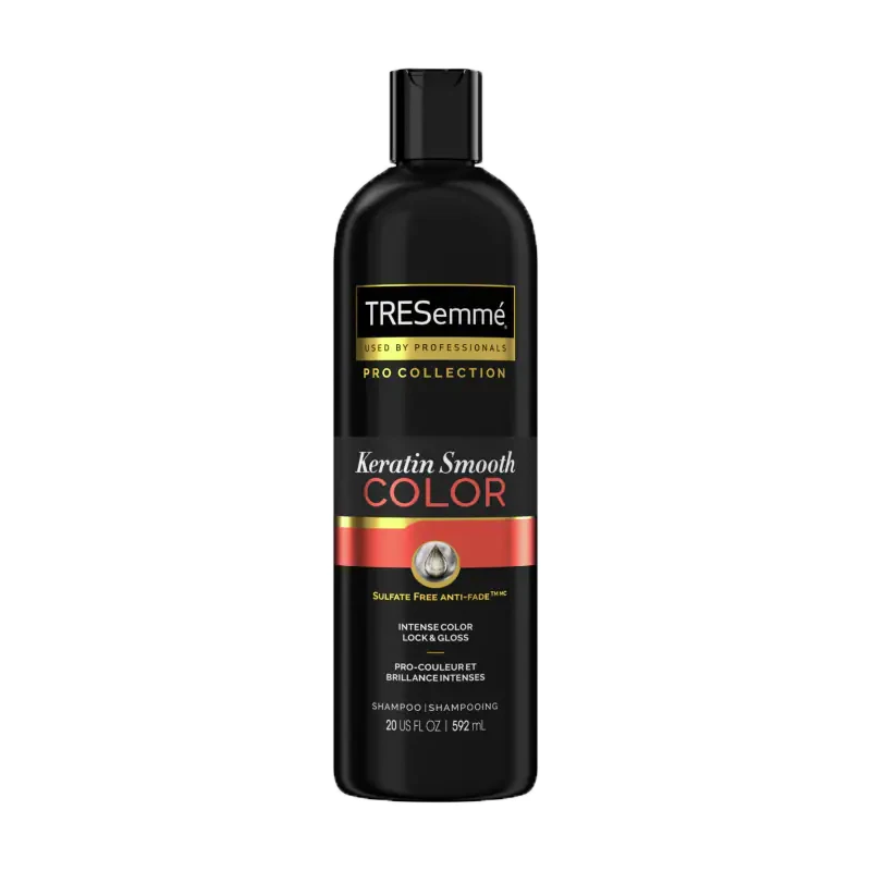 شامپو مو ترزمی مدل Keratin Smooth Color حجم 592 میلی لیتر