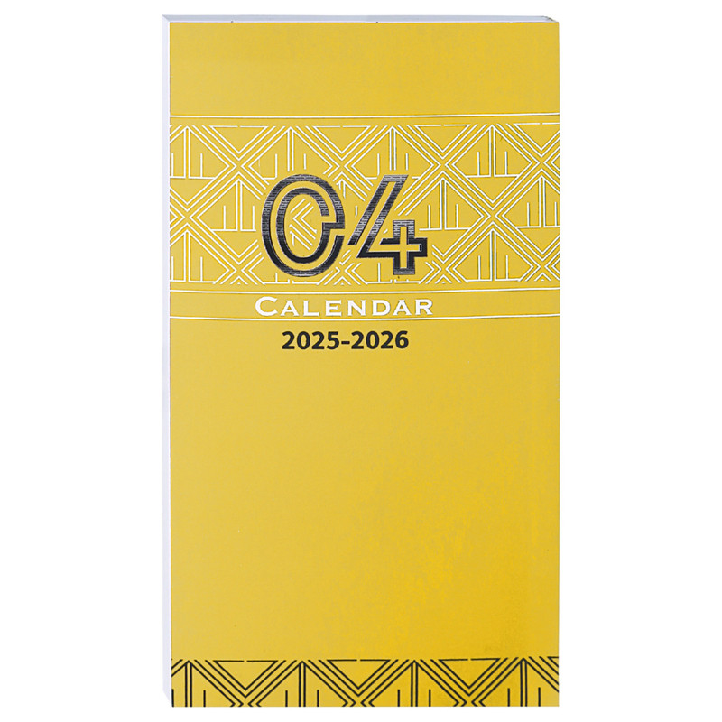 تقویم جیبی سال 1404 مدل رنگارنگ کد RN404