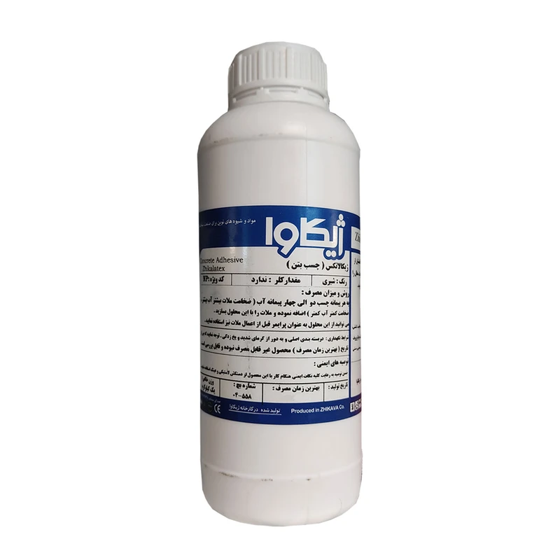 چسب بتن ژیکاوا ژیکالاتکس مدل ZhikaLatex حجم یک لیتر