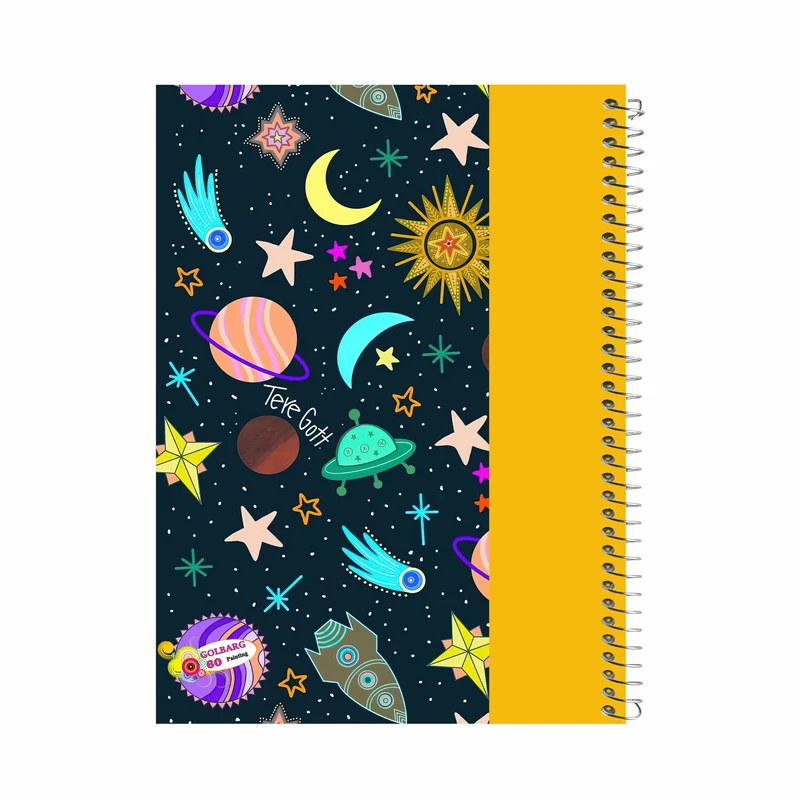 دفتر نقاشی 60 برگ گلبرگ مدل فضانوردی کد 2706