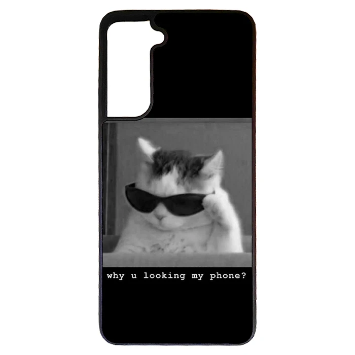 کاور طرح why u looking my phone مناسب برای گوشی موبایل سامسونگ galaxy s21 fe
