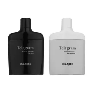 Sclaree Telegram Eau De Parfum For Men 85 ml With Sclaree Telegram Eau De Parfum For Women 100ml