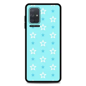 AKAM AMC-WSGA71-PASTEL PATTERN10 Cover For Samsung Galaxy A71