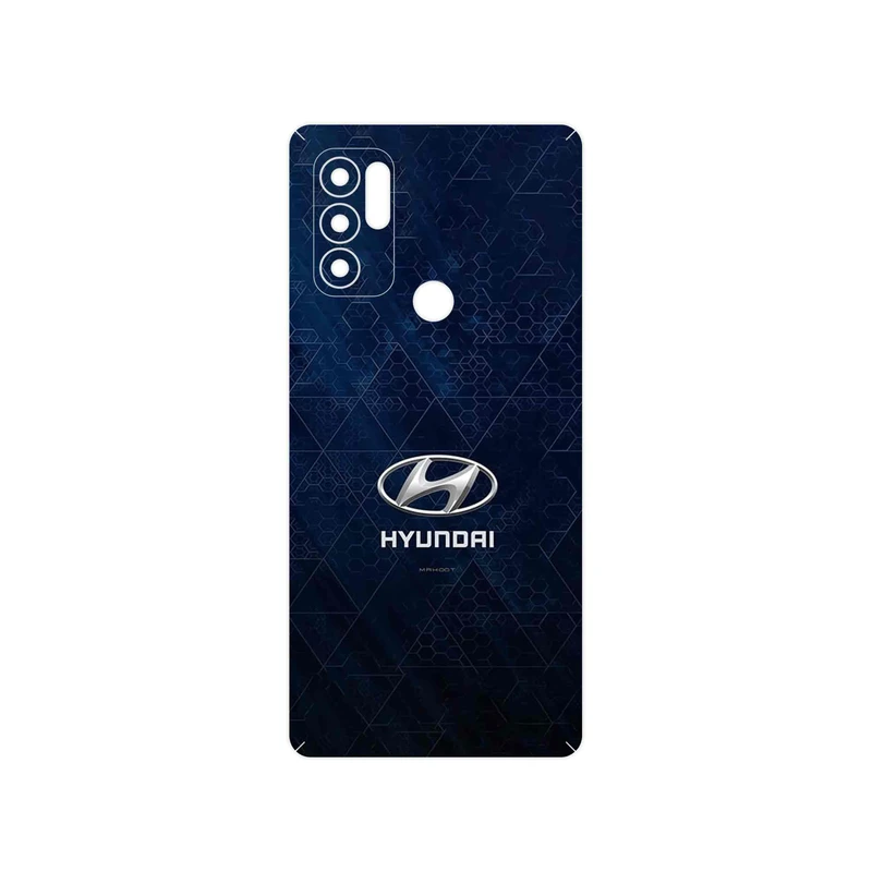 برچسب پوششی ماهوت مدل Hyundai_Logo مناسب برای گوشی موبایل موتورولا Moto G60S