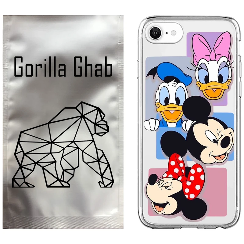 کاور گوریلا قاب مدل CLG کد 5 طرح عروسکی مناسب برای گوشی موبایل اپل iPhone 7 / 8 / SE 2022