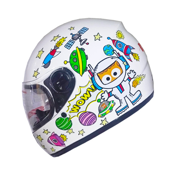 کلاه کاسکت ردلاین مدل بچگانه فک ثابت کد K_WH