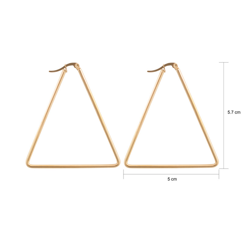 گوشواره زنانه مدل مثلث کد 1236