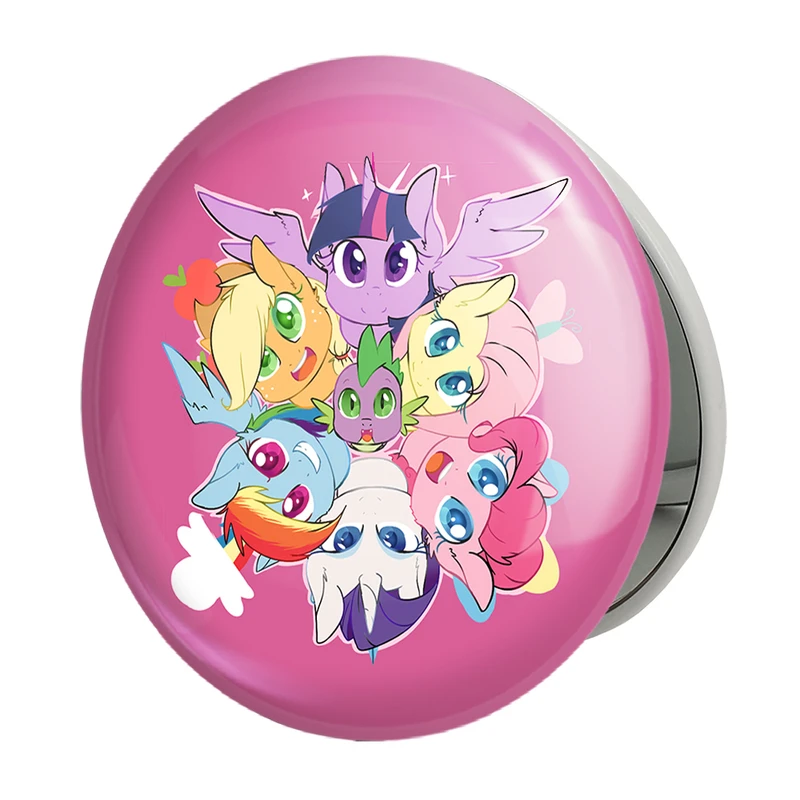 آینه جیبی خندالو طرح اسب پونی مدل تاشو کد 24861 