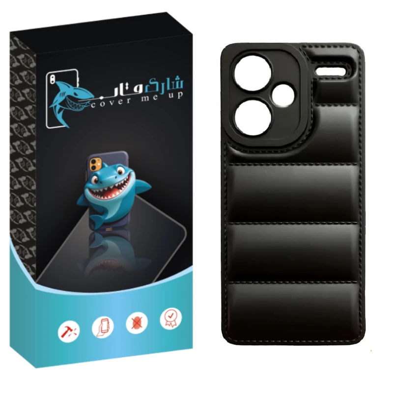 کاور شارک قاب مدل پافری مناسب برای گوشی موبایل شیائومی Redmi Note 13 Pro Plus 5G