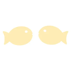 گوشواره طلا 18 عیار زنانه کرابو طرح ماهی مدل Kr3502