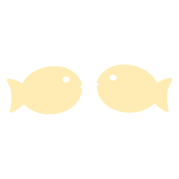 گوشواره طلا 18 عیار زنانه کرابو طرح ماهی مدل Kr3502