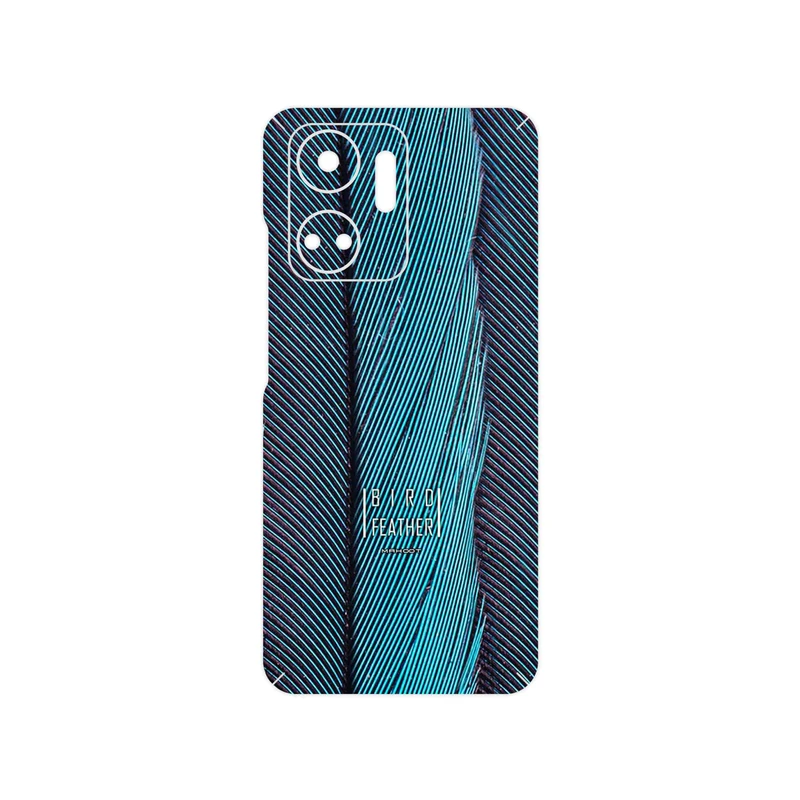 برچسب پوششی ماهوت مدل Turquoise feathers مناسب برای گوشی موبایل آنر X7a