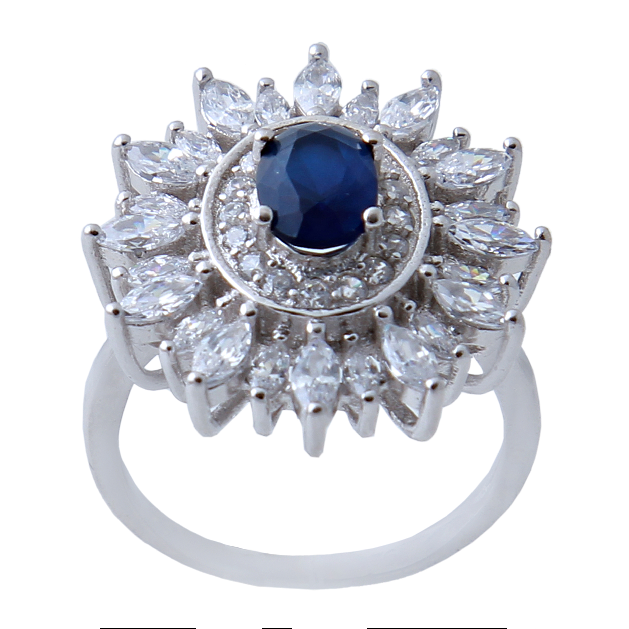   انگشتر نقره زنانه بازرگانی میلادی کد AWR_665