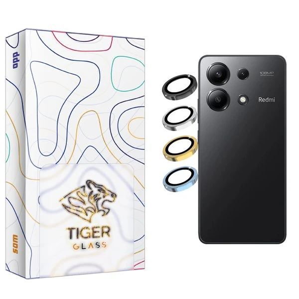محافظ لنز گوشی تایگر گلس مدل APL2 Ringi مناسب برای گوشی موبایل شیائومی Redmi Note 13 4G