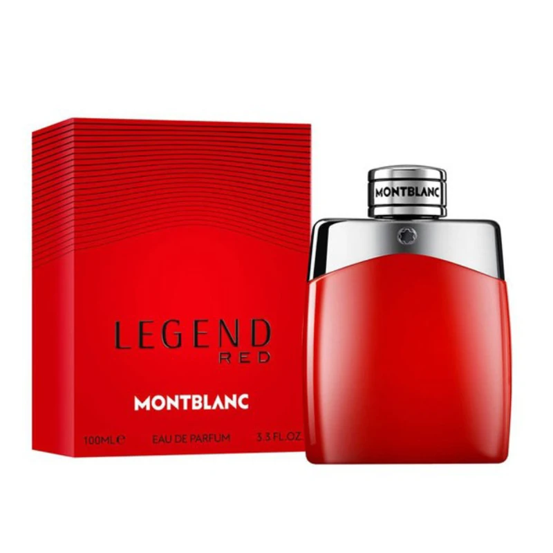 ادو پرفیوم مردانه مونت بلانک مدل legend red با رایحه معتدل حجم 100 میلی لیتر 