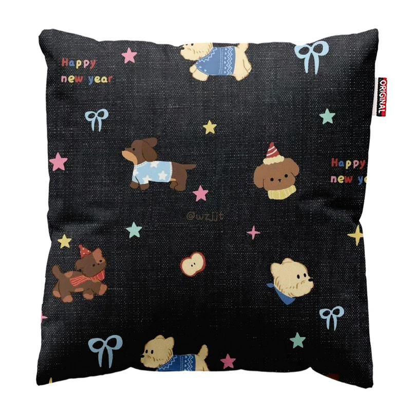 کوسن پاد آفرین طرح کارتونی بچگانه کد 1816 سایز 30*30 سانتی متر