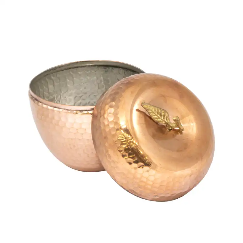 قندان مسی طرح سیب کد 1011