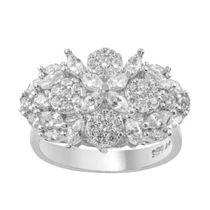 انگشتر نقره زنانه مدل RI F17