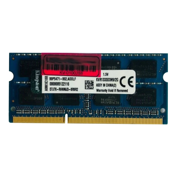 رم لپ تاپ DDR3 تک کاناله 1333مگاهرتز کینگستون مدل PC3-10600 ظرفیت 2 گیگابایت