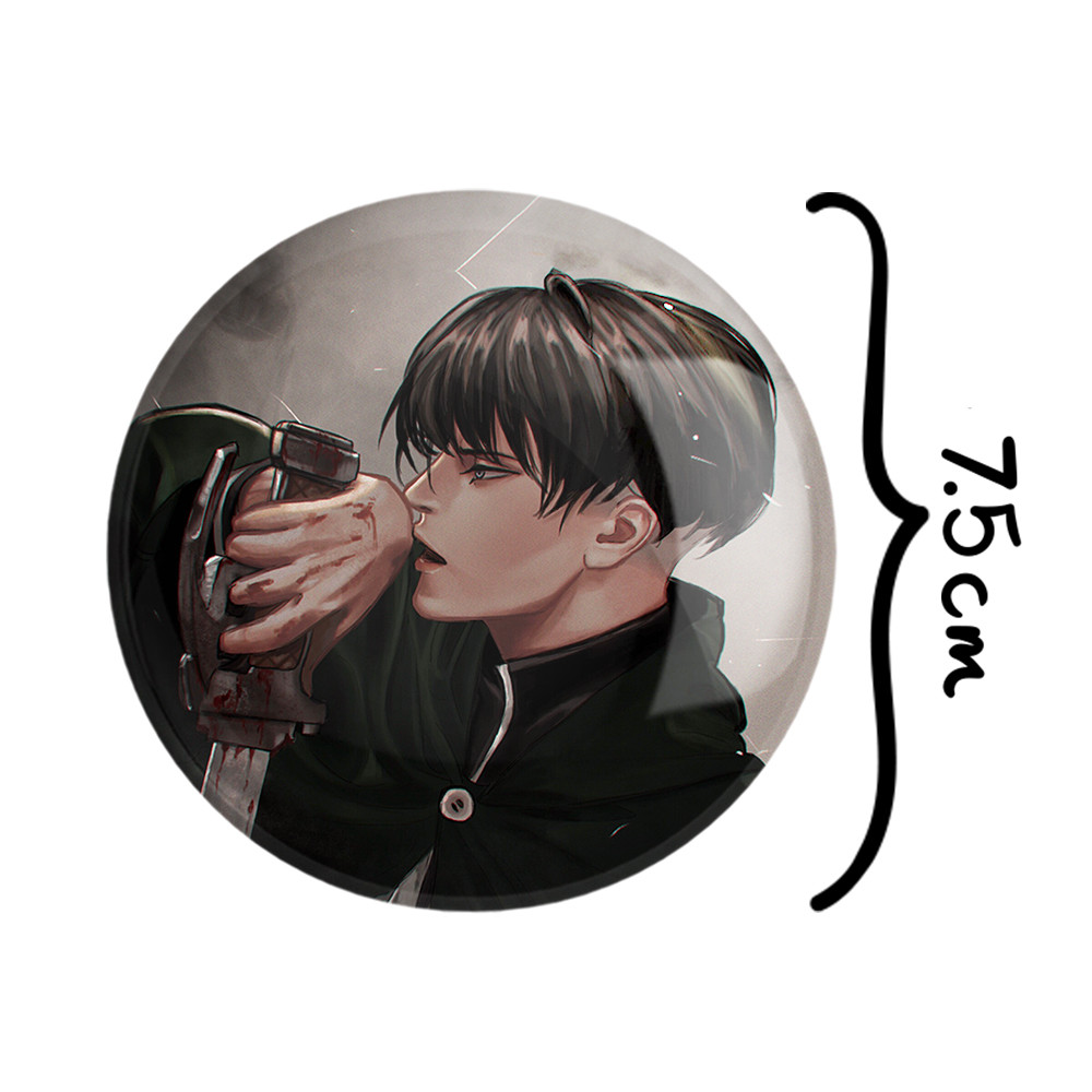 آینه جیبی خندالو طرح لیوای آکرمن انیمه اتک آن تایتان Attack on Titan مدل تاشو کد 10965 آینه جیبی خندالو طرح لیوای آکرمن انیمه اتک آن تایتان Attack on Titan مدل تاشو کد 10965