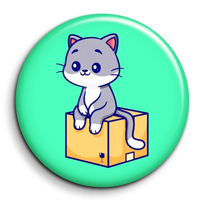 مگنت گالری باجو طرح گربه ملوس و بامزه کد cat 55