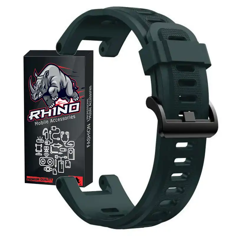 بند راینو مدل R-Silic مناسب برای ساعت هوشمند امیزفیت T-Rex