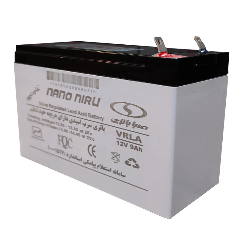 باتری سیلد اسید صبا باتری مدل 12V-9Ah