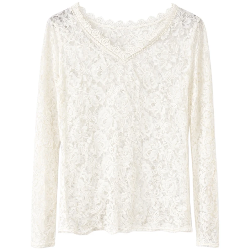 بلوز آستین بلند یقه هفت زنانه مدل MND1997